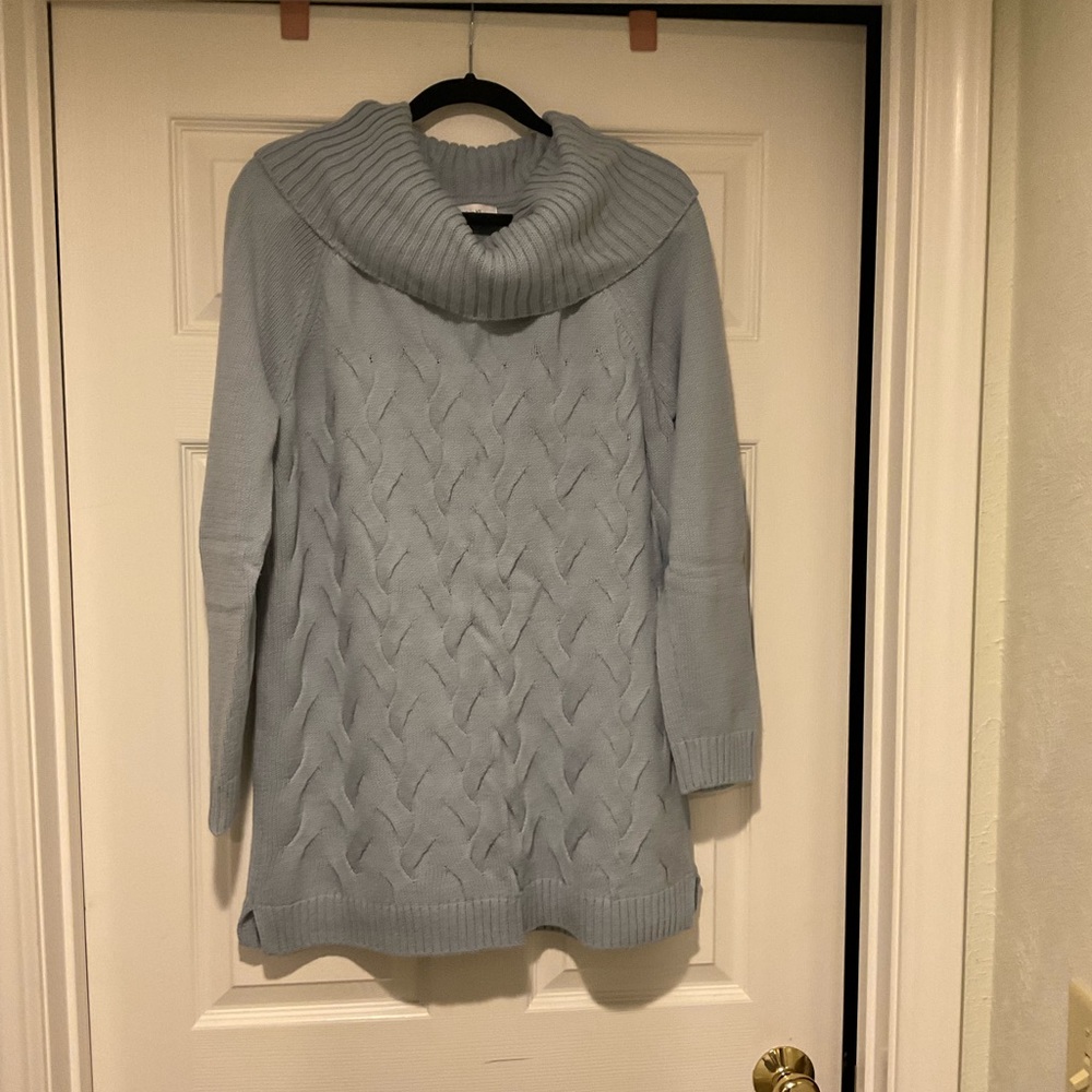 Calvin Klein Cowl Neck Tunic Sweater